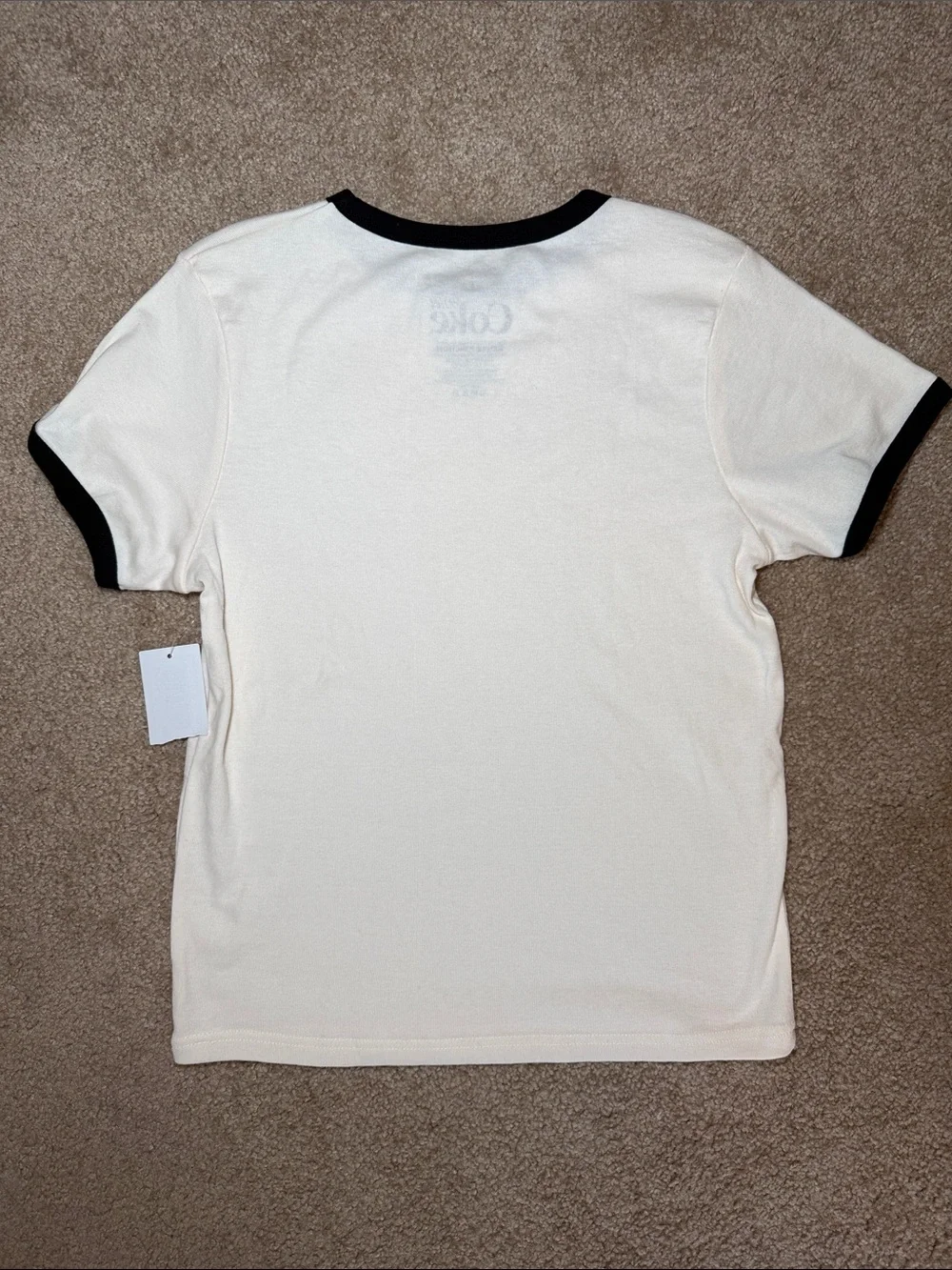 Diet Coke Ripple Junction Ringer Tee NWT - Picture 4 of 4